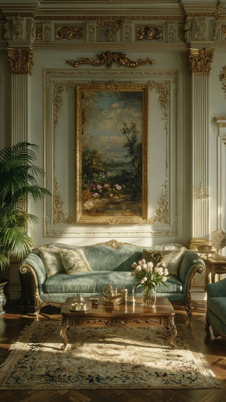 The Gilded Room — gold leaf detail